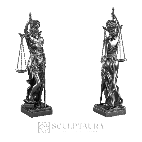 Antique Statue of Justice Picture 4