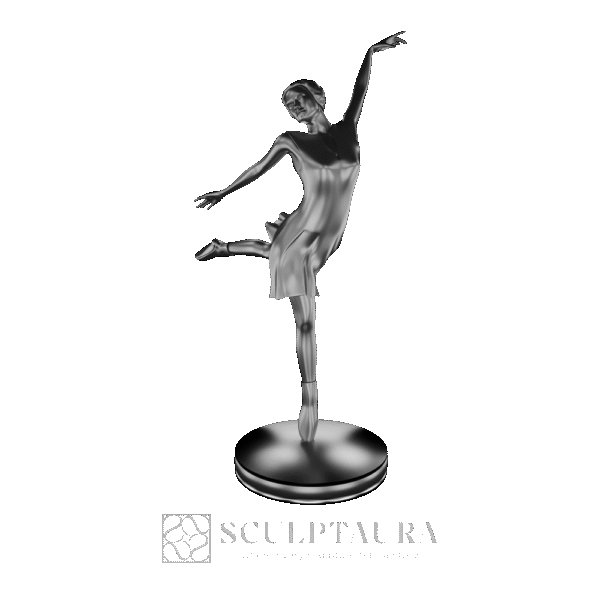 Art Women Dance Sculpture - Picture 2