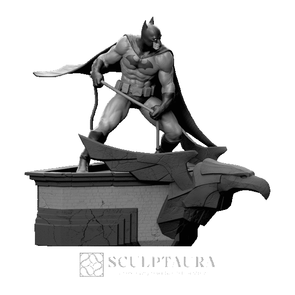 Batman With an art Deco Pedestal Picture 1