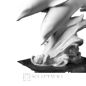 Dolphine Sculpture - 1430928 – TS