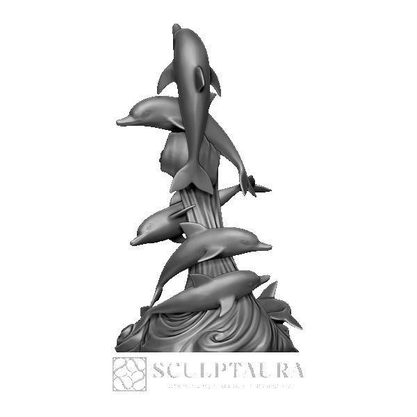 Doplphines leaping from Water - Picture 3