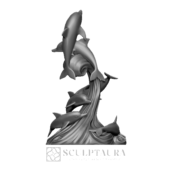 Doplphines leaping from Water - Picture 4