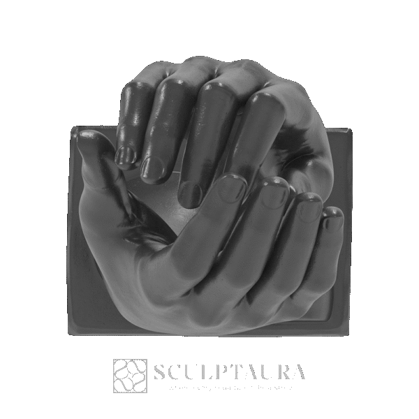 Hand Sculpture Black - Picture 2