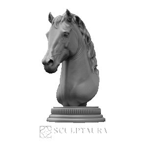 Horse Head Sculpture - 1361012 – TS