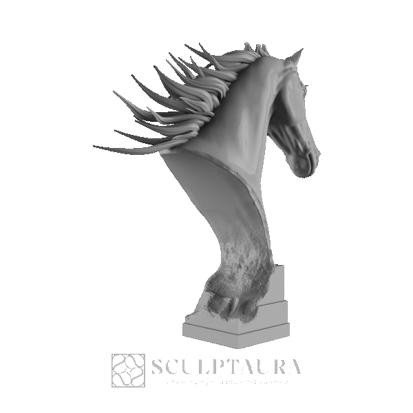 Horse Head Statue - Picture 4