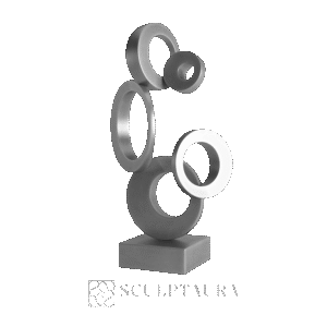Modern Decorative Abstract Copper Art Sculpture - 031616415 – TS