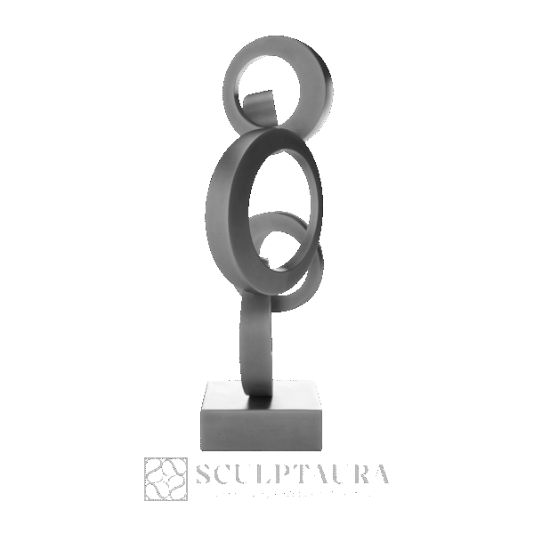 Modern Decorative Abstract Copper Art Sculpture - Picture 2