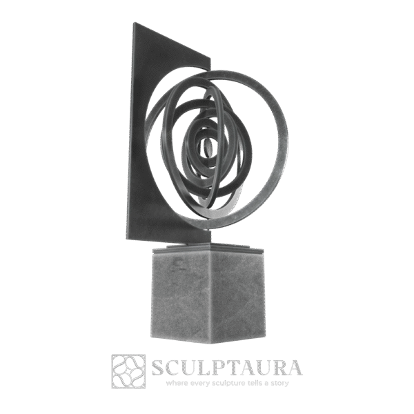 Modern Decorative Abstract Metal Art Sculpture - Picture 2