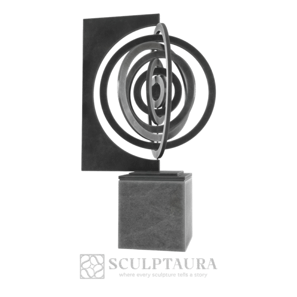 Modern Decorative Abstract Metal Art Sculpture - Picture 3