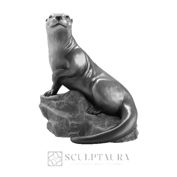 Otter Sculpture - Picture 3