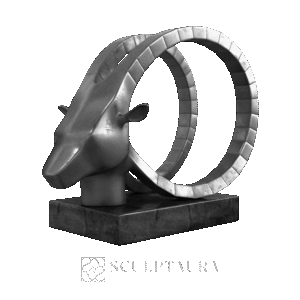 Ram Decorative Statue - 2216010 – TS