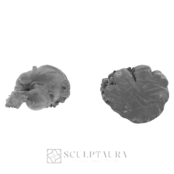 Sculpture Japanese Old Man with Walking Cane - Picture 4