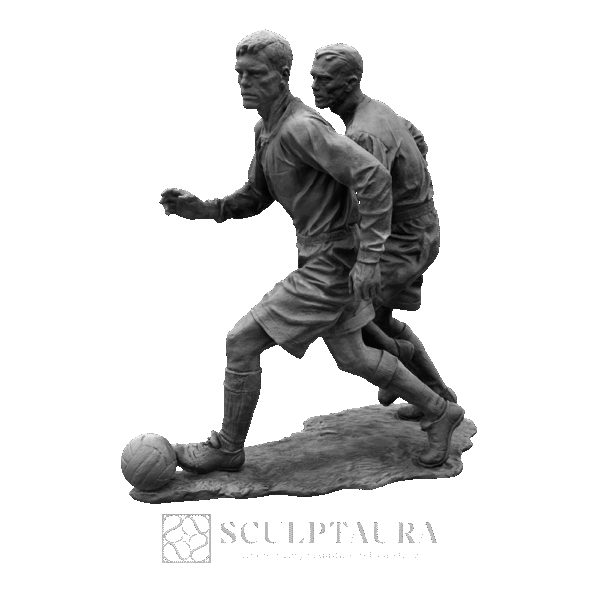 Sculpture of Football Players - Picture 1