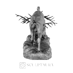 Two Dear Fighting Statue Remastered - 2363535 – TS