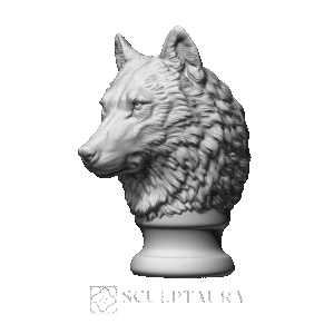 Wolf Head Statue - 1404749 – TS