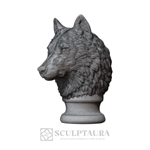 Wolf Head Statue - Picture 4